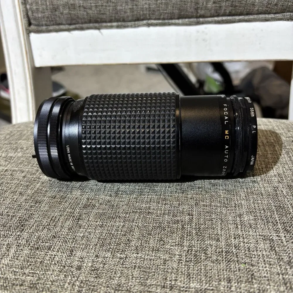 QTII MC Auto Zoom Lens f=80-200mm, 1:4.5 55, Used